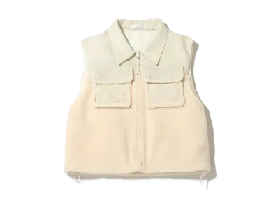 atmos pink Docking Boa Vest "Ivory"