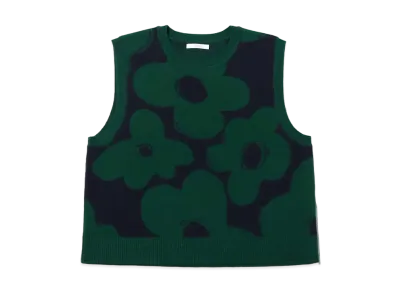 atmos pink Flower Knit Vest "Green"