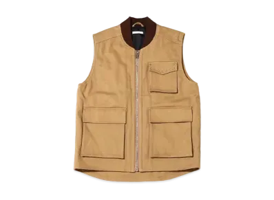 atmos pink Twill Vest "Beige"