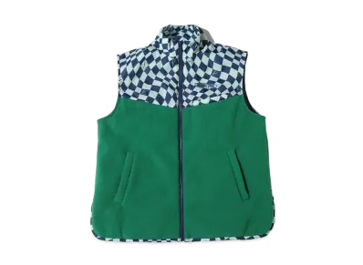 atmos pink Different Material Docking Vest "Green"