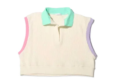 atmos pink Eritsuki High Shoku Vest "Ivory"