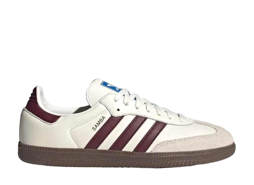 adidas Samba OG "Off White/Maroon/Gum" (emmi Exclusive)