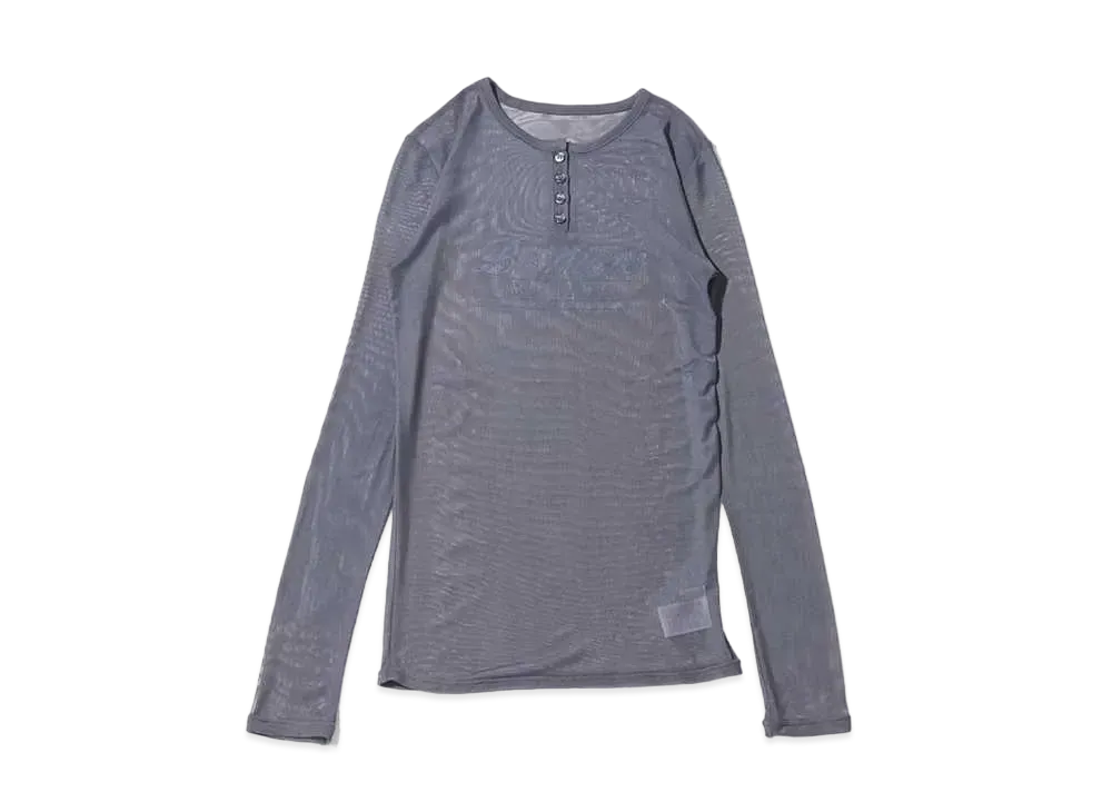 atmos pink Message See-Through Tops "Navy"