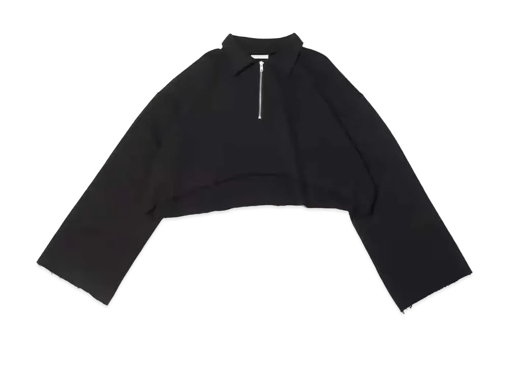 atmos pink Short Length Half Zip Tops "Black"