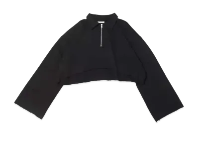 atmos pink Short Length Half Zip Tops "Black"