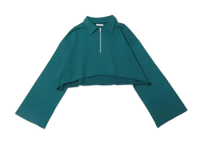 atmos pink Short Length Half Zip Tops "Green"