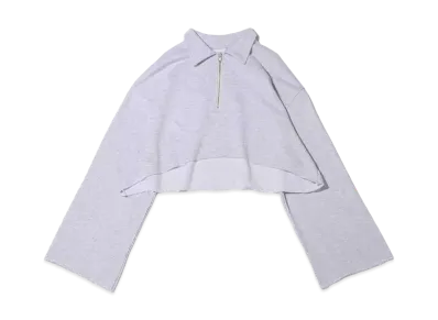 atmos pink Short Length Half Zip Tops "Gray"