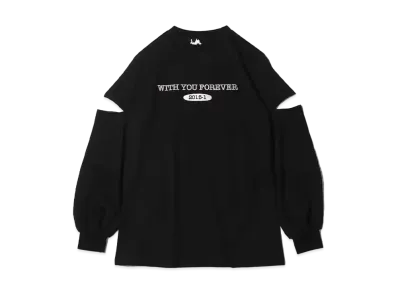 atmos pink x Akane Logo Cutting Longie "Black"