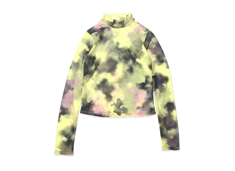 atmos pink Tie Dye Tops "Yellow"