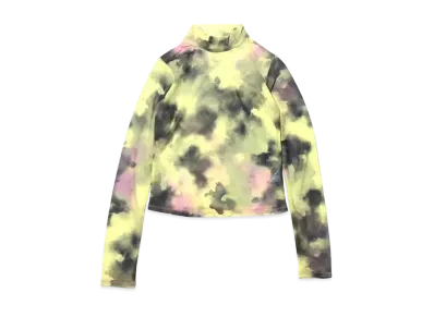 atmos pink Tie Dye Tops "Yellow"