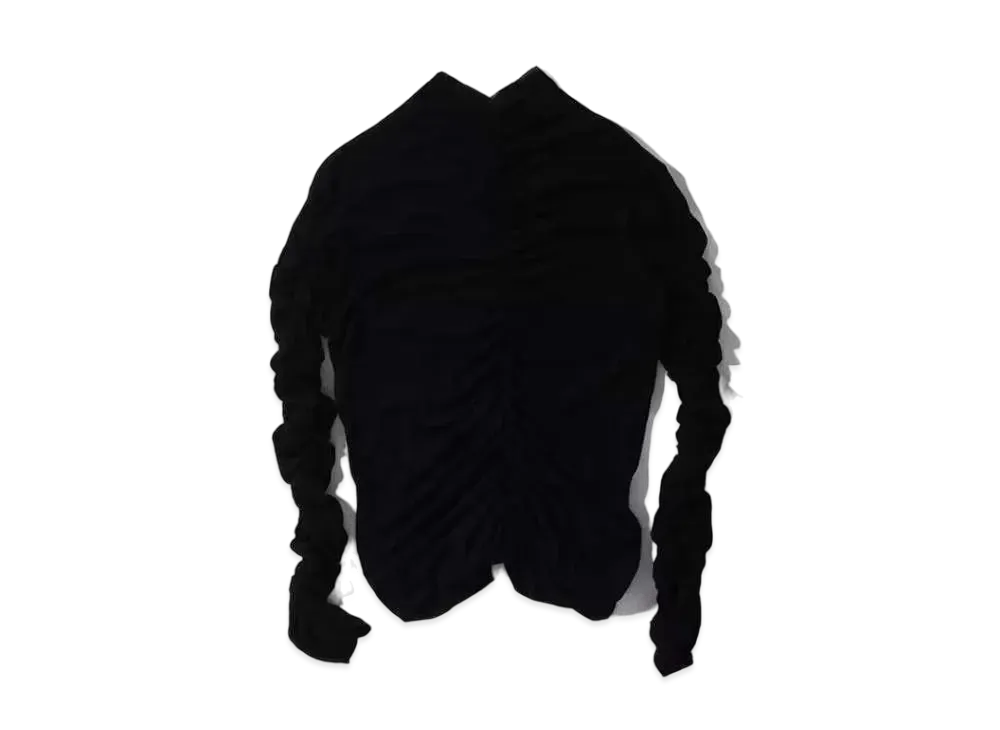 atmos pink Gathered Turtleneck TX "Black"