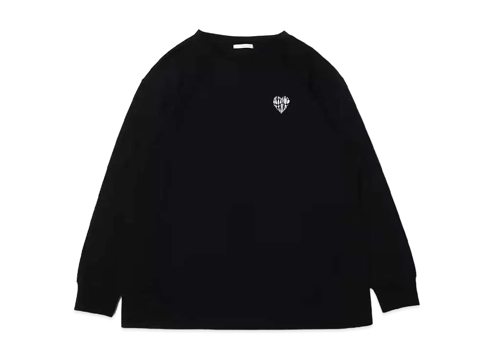 atmos pink Heart Logo Shishuron T "Black"