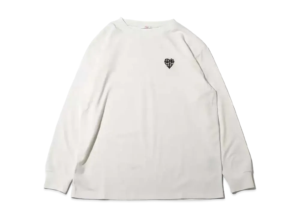 atmos pink Heart Logo Shishuron T "White"