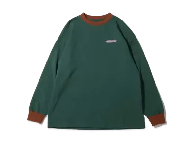 atmos pink Silicone Patch High Shoku Long Tee "Green"