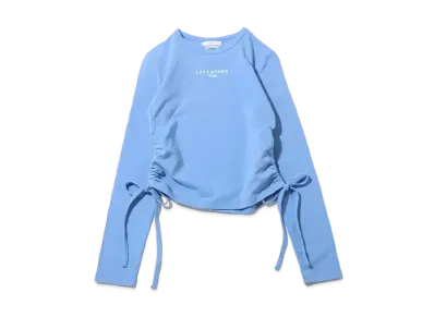 atmos pink Lift x Ruched Logo Tops "Blue"