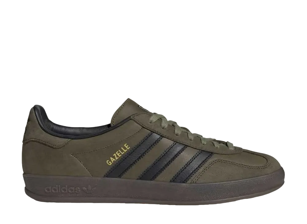 adidas Gazelle Indoor "Focus Olive/Core Black/Gum"