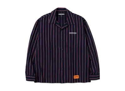 NEIGHBORHOOD Stripe Work Shirt LS "Navy"