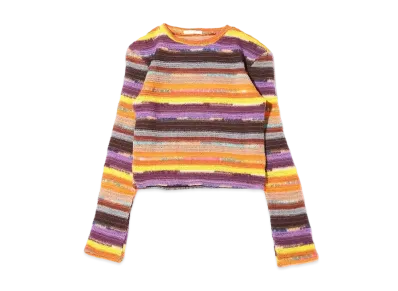 atmos pink Striped Mini Tops "Yellow"