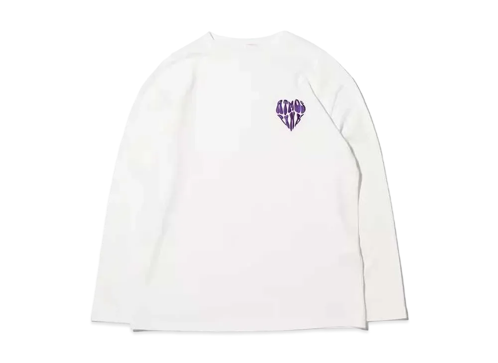 atmos pink Logo Embroidery Longy "White"