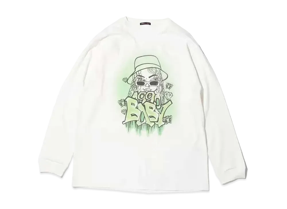 atmos pink x Riehata Graphic Art Ronty "White"