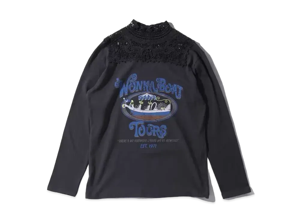 atmos pink Necklace Kirikae Print Tops TX "Black"