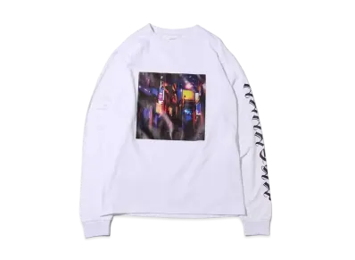atmos pink x Otayuuri Neon Photo Print Long Tee "White"