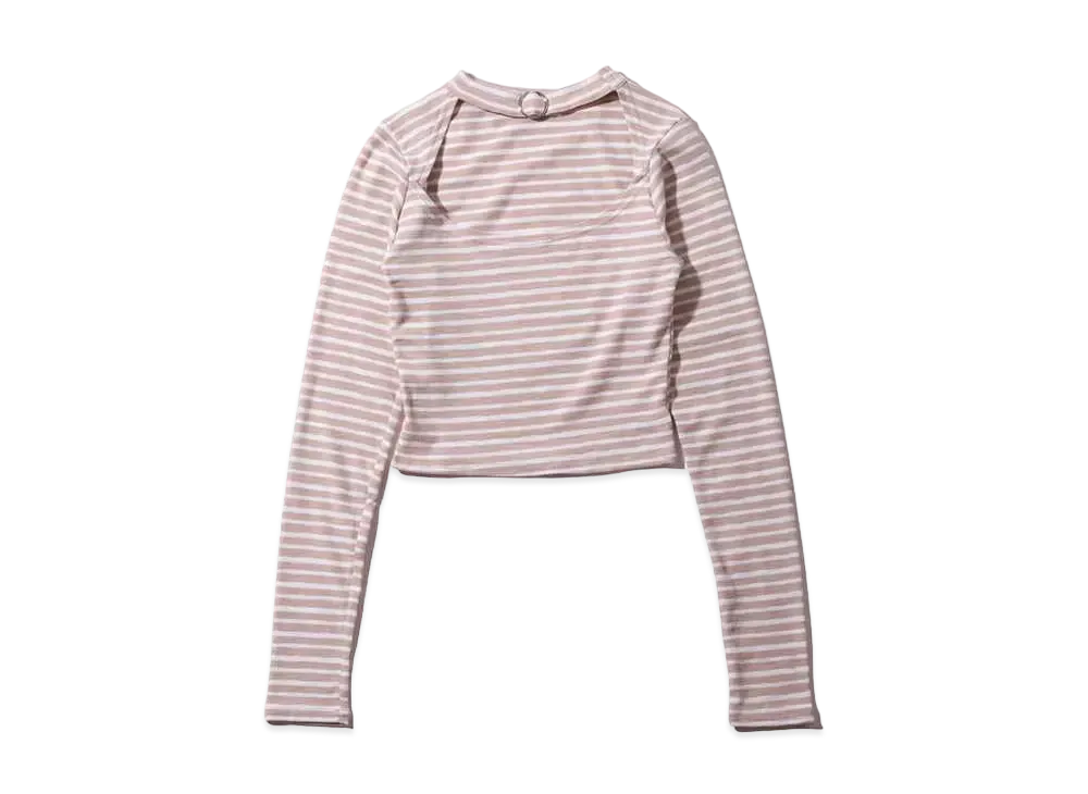 atmos pink Border Hadamise Tops "Beige"