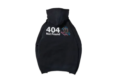 VAULTROOM 404 Not Found Hoodie "Fade Black"