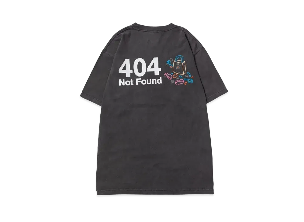 VAULTROOM 404 Not Found Tee "Charcoal"