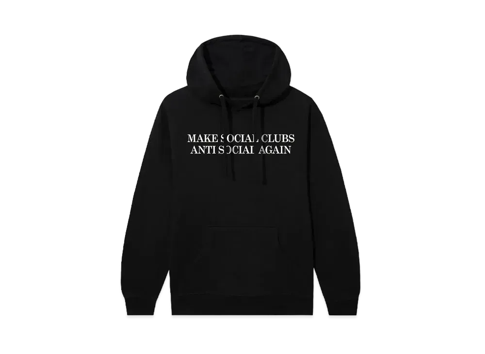 ANTI SOCIAL SOCIAL CLUB Double Hate Hoodie "Black"