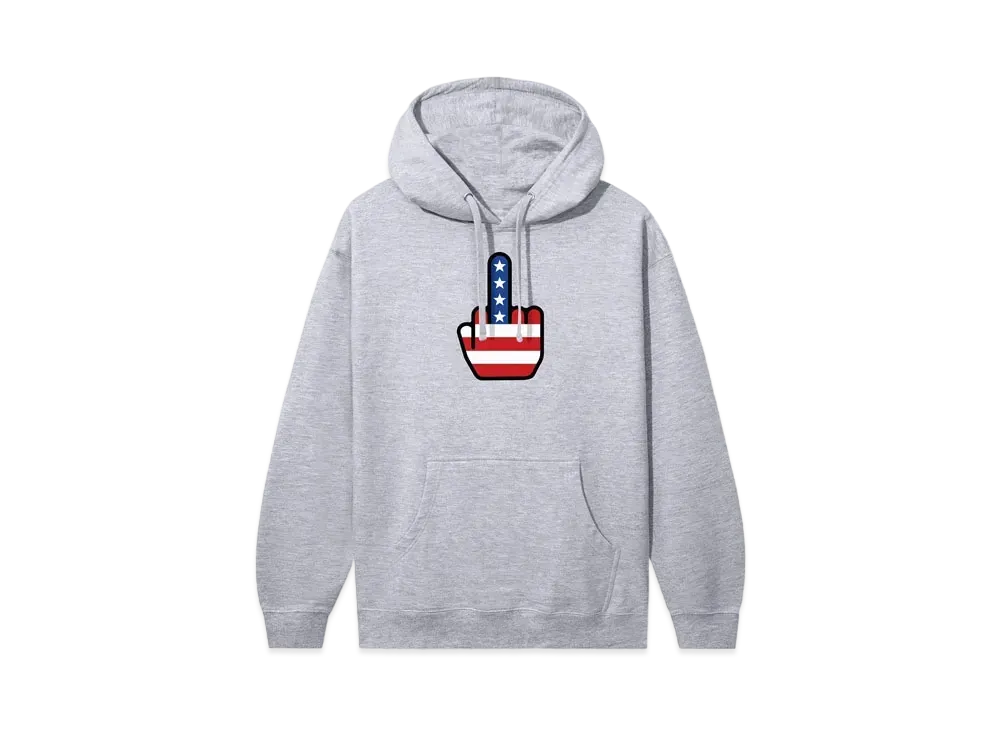 ANTI SOCIAL SOCIAL CLUB Deuces Hoodie "Grey Heather"