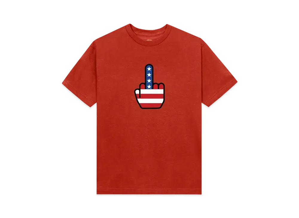 ANTI SOCIAL SOCIAL CLUB Deuces Tee "Fiery Red"