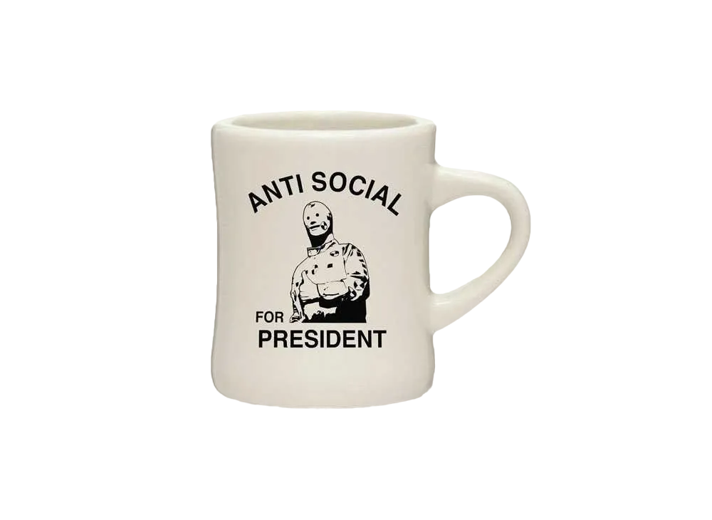 ANTI SOCIAL SOCIAL CLUB Anti Social 4 Prez Mug "Natural"