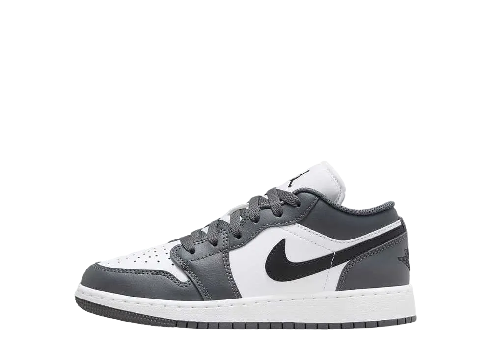 Nike GS Air Jordan 1 Low "White/Iron Gray/Black"