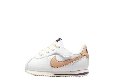 Nike TD Cortez EasyOn "White/Dark Raisin/Pale Ivory/Hemp"
