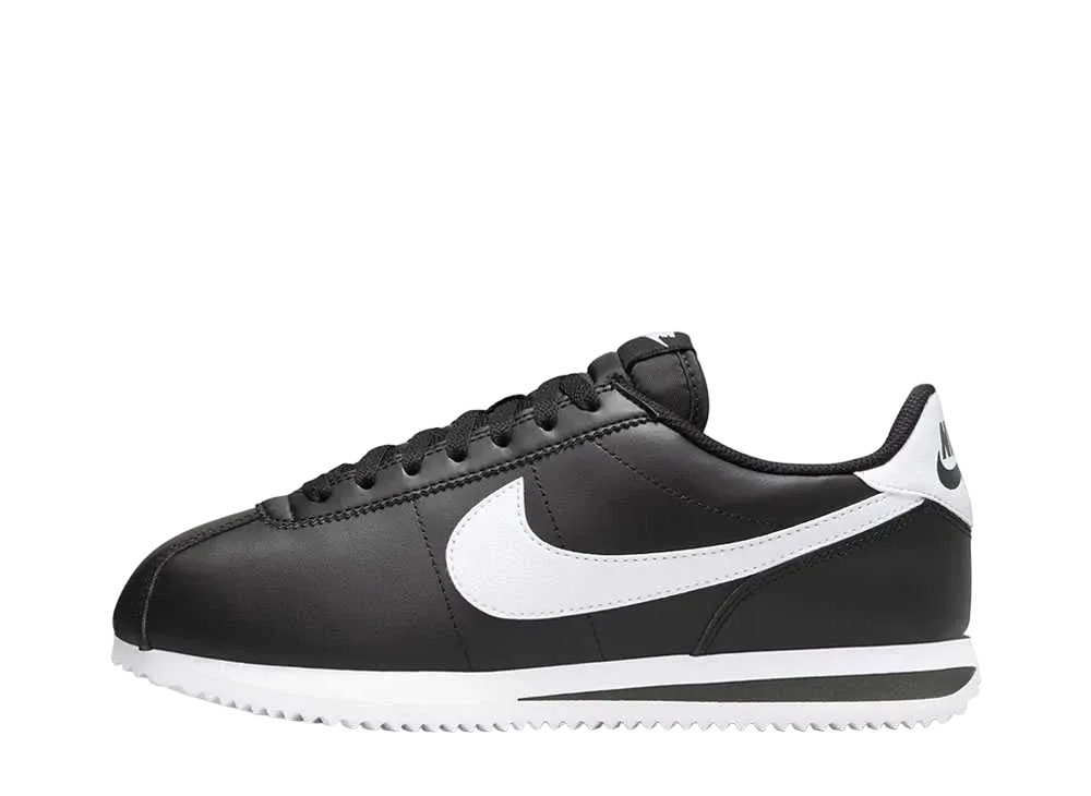 ナイキ ウィメンズ コルテッツ レザー "ブラック/ホワイト"