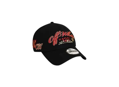 NEW ERA x Off-White x AC Milan 2024 9Forty "Black/Red"