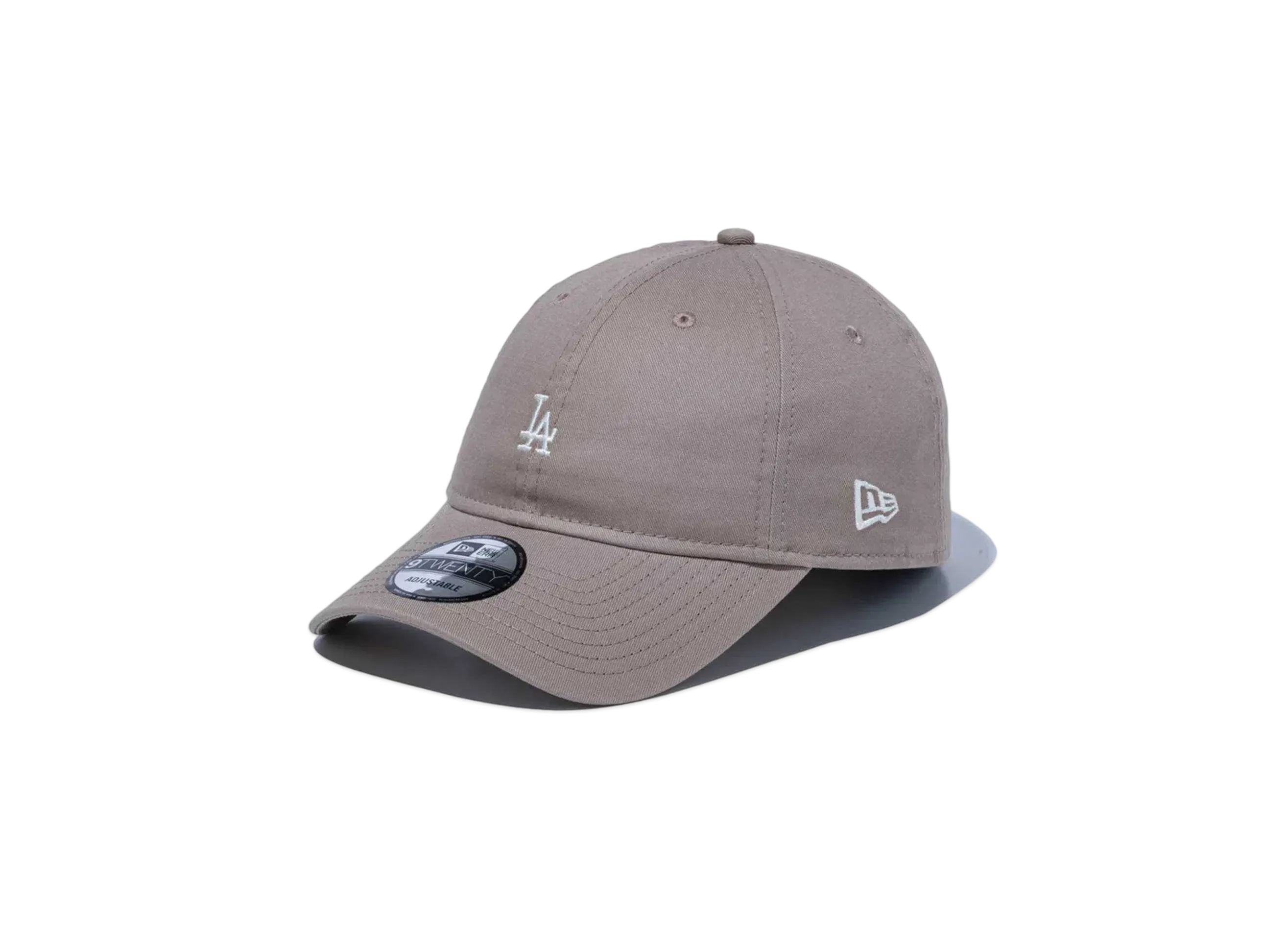 NEW ERA 9Twenty Color Variation Los Angeles Dodgers Mini Logo "Ash Brown"