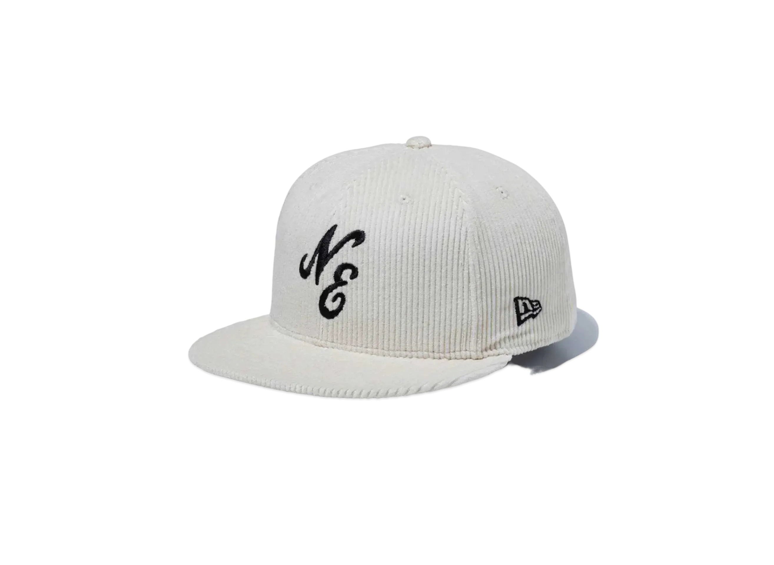 NEW ERA 59Fifty Corduroy Classic NE Logo "Ivory"
