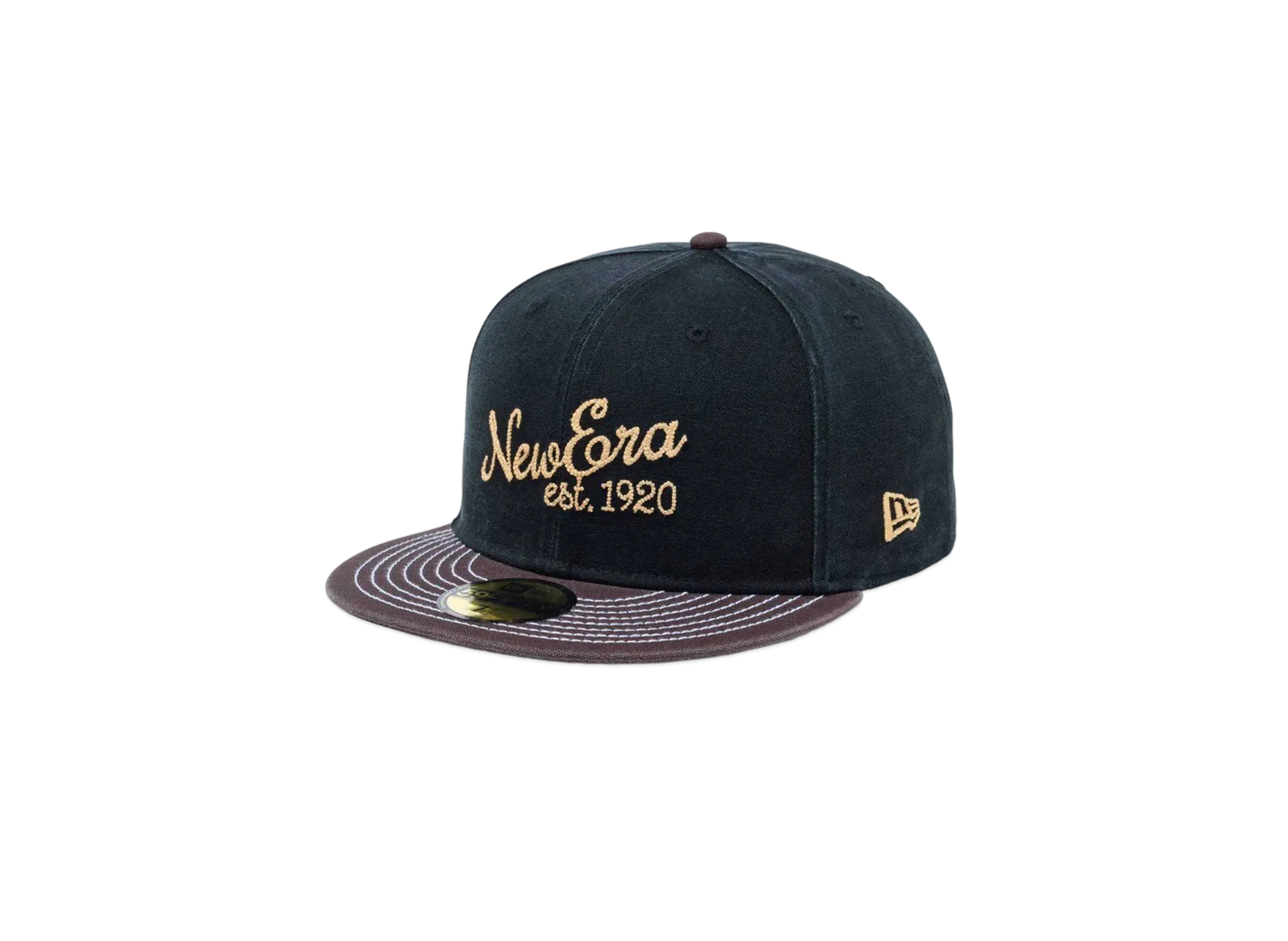 NEW ERA 59Fifty Duck Canvas 2-Tone "Black/Brown"