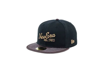 NEW ERA 59Fifty Duck Canvas 2-Tone "Black/Brown"