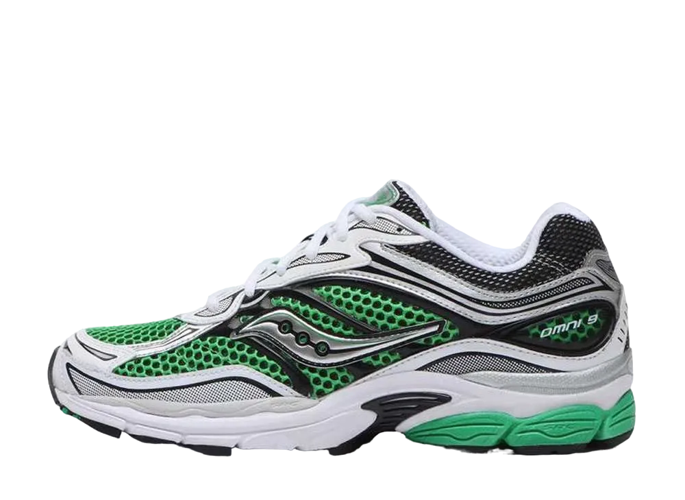 サッカニー プログリッド オムニ9 OG "グリーン/シルバー"