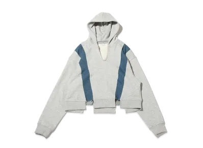 atmos pink Denim Docking Short Hoodie "Gray"