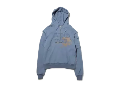 atmos pink Design Sweat Hoodie "Navy"