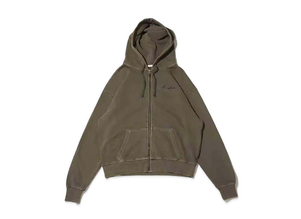 atmos pink x Riehata Logo Sweat Hoodie "Khaki"