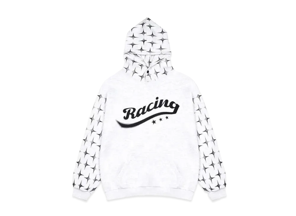 atmos pink x Love Is True Rc Racing Hoodie "Gray"