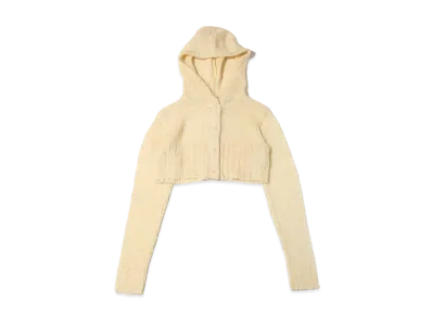 atmos pink Sukasiami Short Hoodie "Ivory"