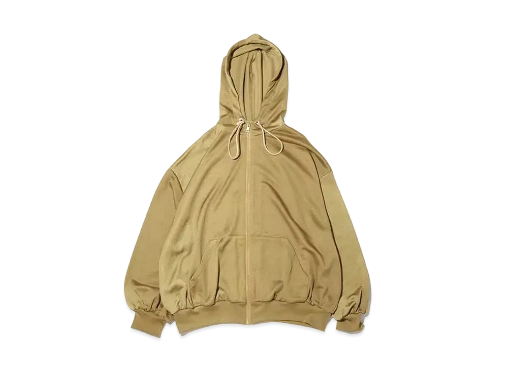 atmos pink x Riehata Logo Shishu Sweat Jersey Zip Parka "Olive"