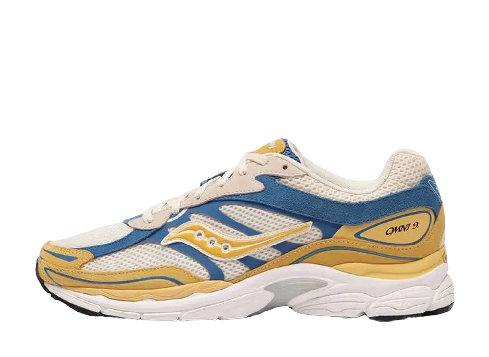 サッカニー プログリッド オムニ9 プレミアム "クリーム/イエロー"