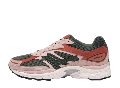 サッカニー プログリッド オムニ9 プレミアム "ダストピンク/グリーン"